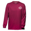 Arlen Ness #22-4994-M - Cali Clean Long Sleeve Shirt, Maroon