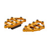 Arlen Ness #I-06-899 - Ness-MX Passenger Floorboards For Indian, Gold