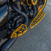 Arlen Ness #I-06-899 - Ness-MX Passenger Floorboards For Indian, Gold