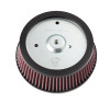 Arlen Ness #50-084 - Stage 1 Big Sucker™ Replacement Air Filters - 99-17 Twin Cam (Exc. FBW & FI FLT) / Black cotton /Stainless steel jacket