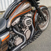 Arlen Ness #03-827 - 10-Gauge® Transmission Side Covers, Titanium - Hydraulic
