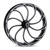 Arlen Ness #10201-102-6504 - Drift® Forged Wheels, Black - 18" x 3.5" (RIM ONLY)