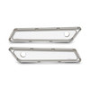 Arlen Ness #03-535 - Beveled® Saddlebag Latch Covers, Chrome 14-2023 FLT