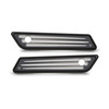 Arlen Ness #03-546 - Deep Cut® Saddlebag Latch Covers, Black 14-2023 FLT