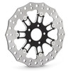 Arlen Ness #33-10301-201 - 7-Valve Brake Rotors, Black - 11.5"