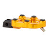 Arlen Ness #400-010 - Ness-MX Footpegs, Gold - 18-up Softail Driver
