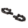 Arlen Ness #400-007 - Ness-MX Footpegs, Black - 18-up Softail Driver
