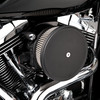 Arlen Ness #50-821 - Smooth Stage 2 Big Sucker™, Black - Black / Black cotton /Stainless steel jacket / 08-16 FLT / 16-17 FLST & FXDLS (FBW)