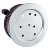Arlen Ness #18-804 - Big Sucker™ Stage 2 Air Cleaner - Standard / Red Pre-Oiled / 88-up XL Sportster