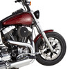 Arlen Ness #18-563 - Big Sucker® Stage 1 Air Cleaner - Black / Red Pre-Oiled / 99-01 FI FLT (Fuel Injected)