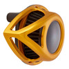 Arlen Ness #18-948 - Clear Tear Air Cleaner, Gold - 91-up XL Sportster