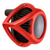 Arlen Ness #18-913 - Clear Tear Air Cleaner, Red - 91-up XL Sportster