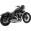 Cobra #6233 - Speedster Swept Short Exhaust - Chrome - '14-'20 XL
