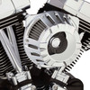 Arlen Ness #600-133 - Deep Cut® Inverted Series Air Cleaner, Chrome - 22-up RH975 models