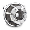 Arlen Ness #600-135 - Beveled® Inverted Series Air Cleaner, Chrome - 22-up RH975 models
