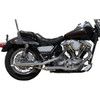 Paughco #732-40 - Staggered Dual Drag Pipes - '82-'83 FXR - 40" Long