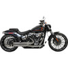Bassani Xhaust #1S34D - Pro Street Exhaust - Chrome - Softail
