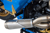 Trask #TM-5110 - 2-into-1 Big Sexy Exhaust System - Brushed Stainless Steel