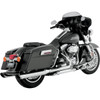 Vance & Hines #16763 - Twin Slash Slip-On Mufflers - Chrome - '95-'16 FL