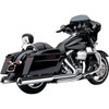 Cobra #6215 - Powr-Flo Slip-On Mufflers - Chrome - '95-'16 FL