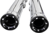 Cobra #6054 - 3" RPT Mufflers for '00-'06 Softail - Chrome