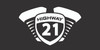 Highway 21 #HWY 21 3X6 BLACK - Wall Banner Black 3' X 6'