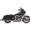 Bassani Xhaust #1F27E36 - Fishtail Slip-On Mufflers - Chrome - with Baffle - 36" - 95-'16 Touring