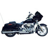 S&S Cycle #550-0619 - 4-1/2" MK45 Performance Mufflers - Chrome with Black Thruster