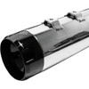 S&S Cycle #550-0619 - 4-1/2" MK45 Performance Mufflers - Chrome with Black Thruster