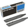 Drag Specialties - 4" Slashdown Slip-On Mufflers - Black