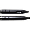 S&S Cycle #550-0625 - 4-1/2" MK45 Performance Mufflers - Black with Black Tracer
