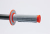 Renthal G155 Renthal MX Dual Compound Grips 1/2 Waffle - Grey/ Orange