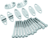 BikeMaster 151988 BikeMaster Aluminum Handlebar Risers 7/8in - Silver