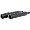 Khrome Werks #202870 - 4-1/2" HP-Plus® Slip-On Mufflers - Black with Turbine - Touring