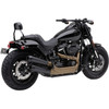 Cobra #6046B - El Diablo Slip-On Mufflers - Raven Black - FXFB/S