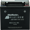 BikeMaster 780737 BikeMaster AGM Battery - MS12-5L-BS