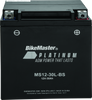 BikeMaster 780728 BikeMaster AGM Battery - MS12-30L-BS