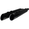 Khrome Werks #202645 - 4-1/2" HP-Plus® Slip-On Mufflers - Obsidian Edge
