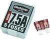 BikeMaster 152430 BikeMaster 5Piece 7.5A Replacement Fuse