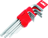 BikeMaster 151580 BikeMaster 9-pc Ball End Short Wrench Set - Metric