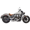 Bassani Xhaust #8S27BSB - Slip-On Mufflers - 3" - Billet End Cap - Black
