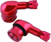 BikeMaster 151791 BikeMaster Valve Stem 2/Piece pack red