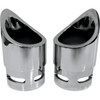Baron #BA-1100-02 - Family Jewel Exhaust Tip - Chrome - Mini Scalloped