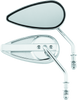Bikers Choice 489828 Bikers Choice 65-Up Chrome Teardrop Mirror Universal Custom Pr
