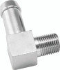 Bikers Choice 492699 Bikers Choice 1/8 NPT X 3/8 Hose 90 Degree Oil Line Fitting Universal Custom