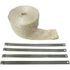 Cycle Performance Prod. #CPP/9045 - Fiberglass Exhaust Wrap Kit - Natural - 1" x 50'
