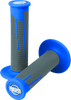 ProTaper 021688 ProTaper Full Diamond Clamp-On Grips - Blue/Dark Gray