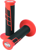 ProTaper 021665 ProTaper Clamp-On 1/2 Waffle Grip - Orange/Black
