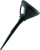BikeMaster 152238 BikeMaster Flexible-Spout Funnel - Black