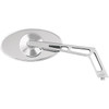 Pro-one Perf.mfg. #102320 - Mirror - Weekend Warrior - Side View - Cut-Out - Oval - Chrome - Right